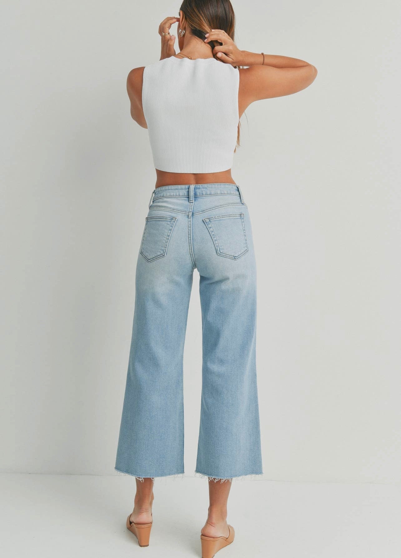 Nova Wide Leg | Denim