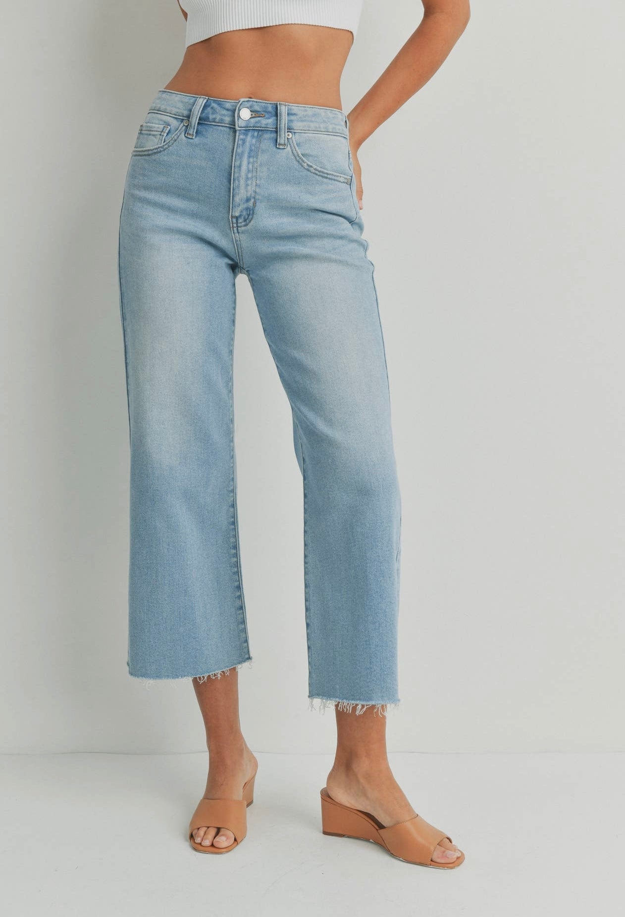 Nova Wide Leg | Denim