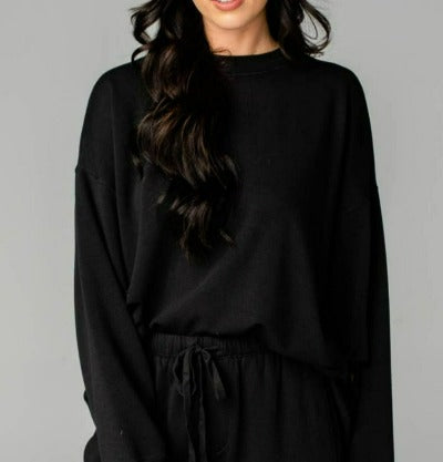 Bella Lounge Top | Black